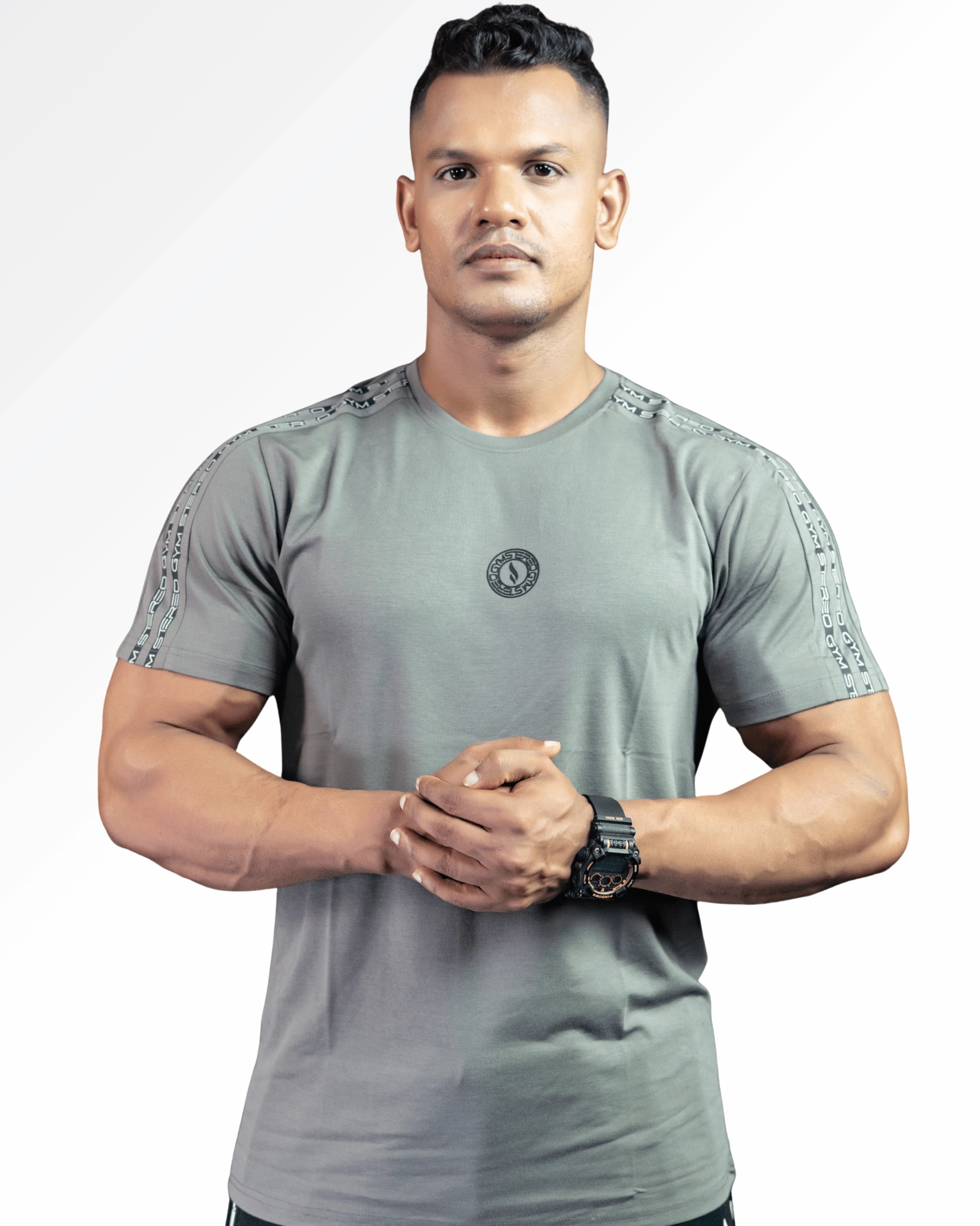 Monofit Tee (Black/Ash/Mehedi)