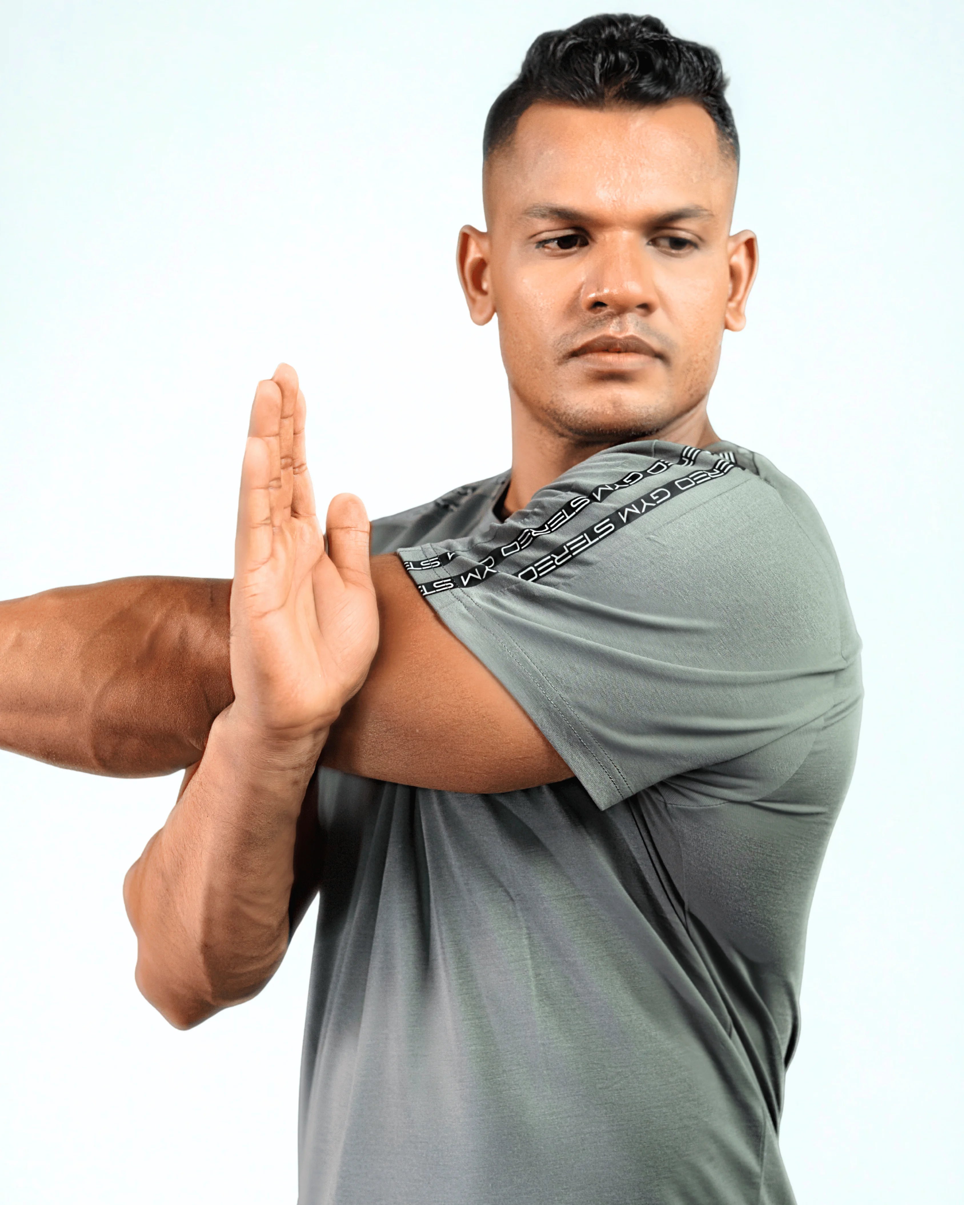 Monofit Tee (Black/Ash/Mehedi)