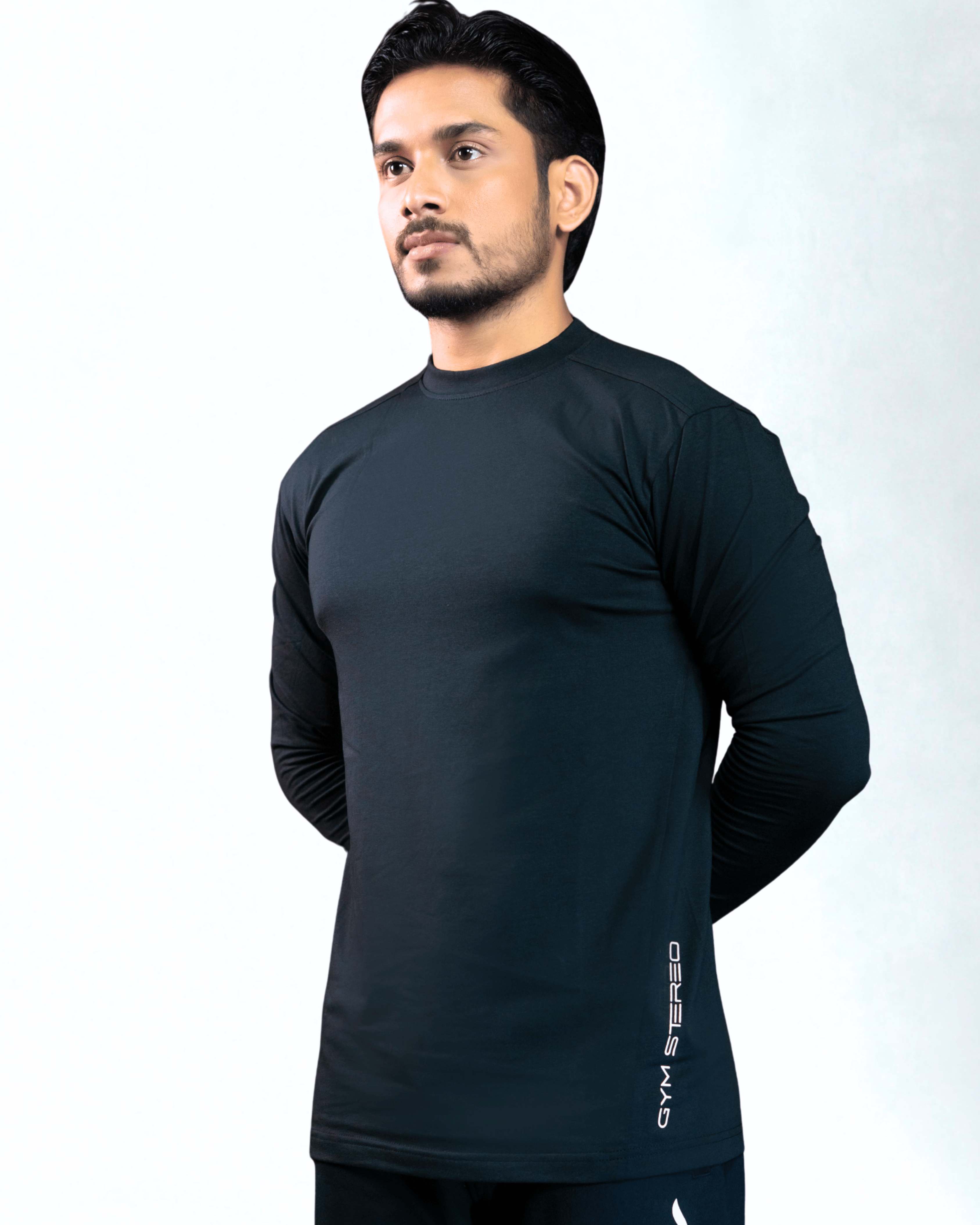 FULL SLEEVE TEE (Black / White / Navy Blue)