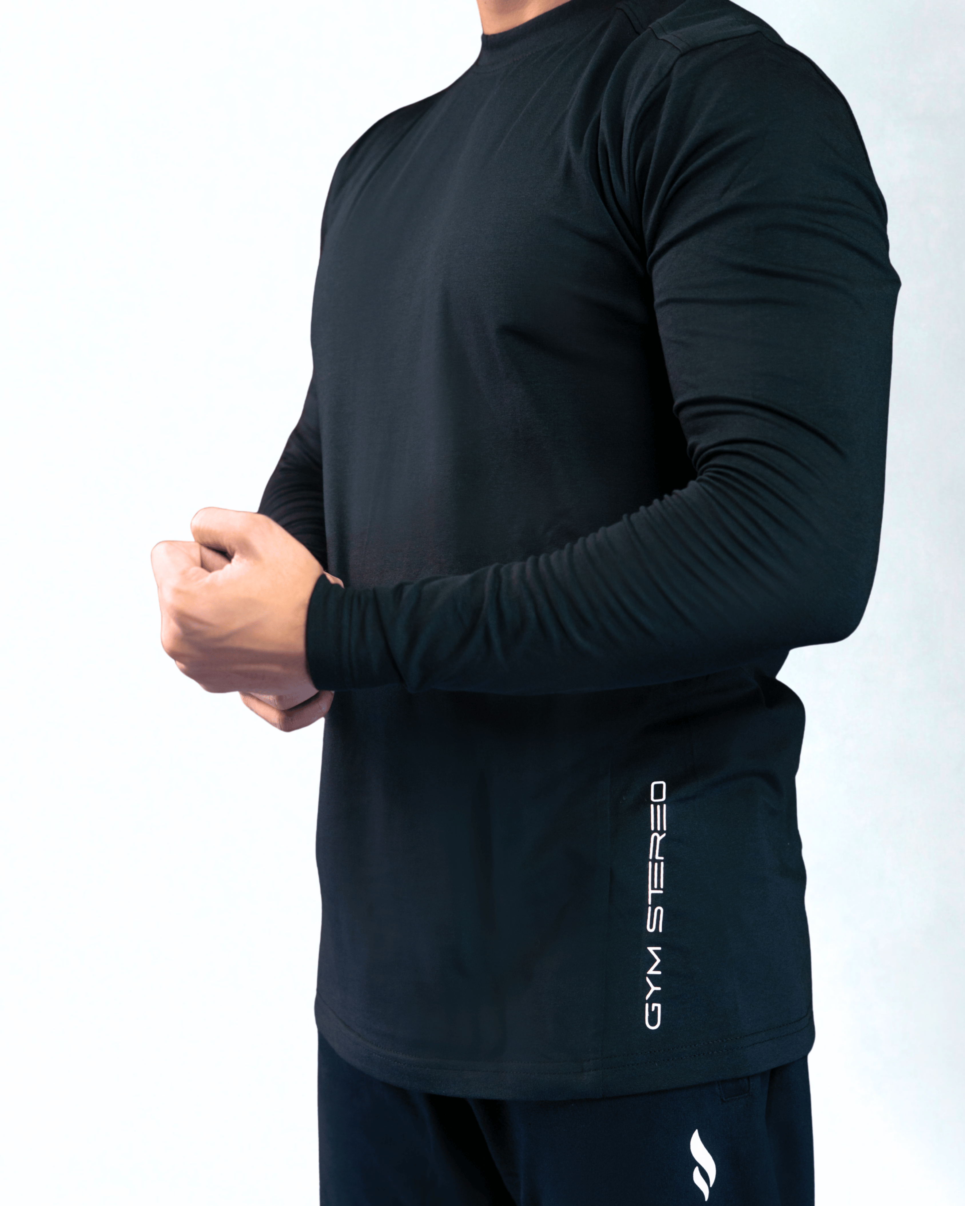 FULL SLEEVE TEE (Black / White / Navy Blue)