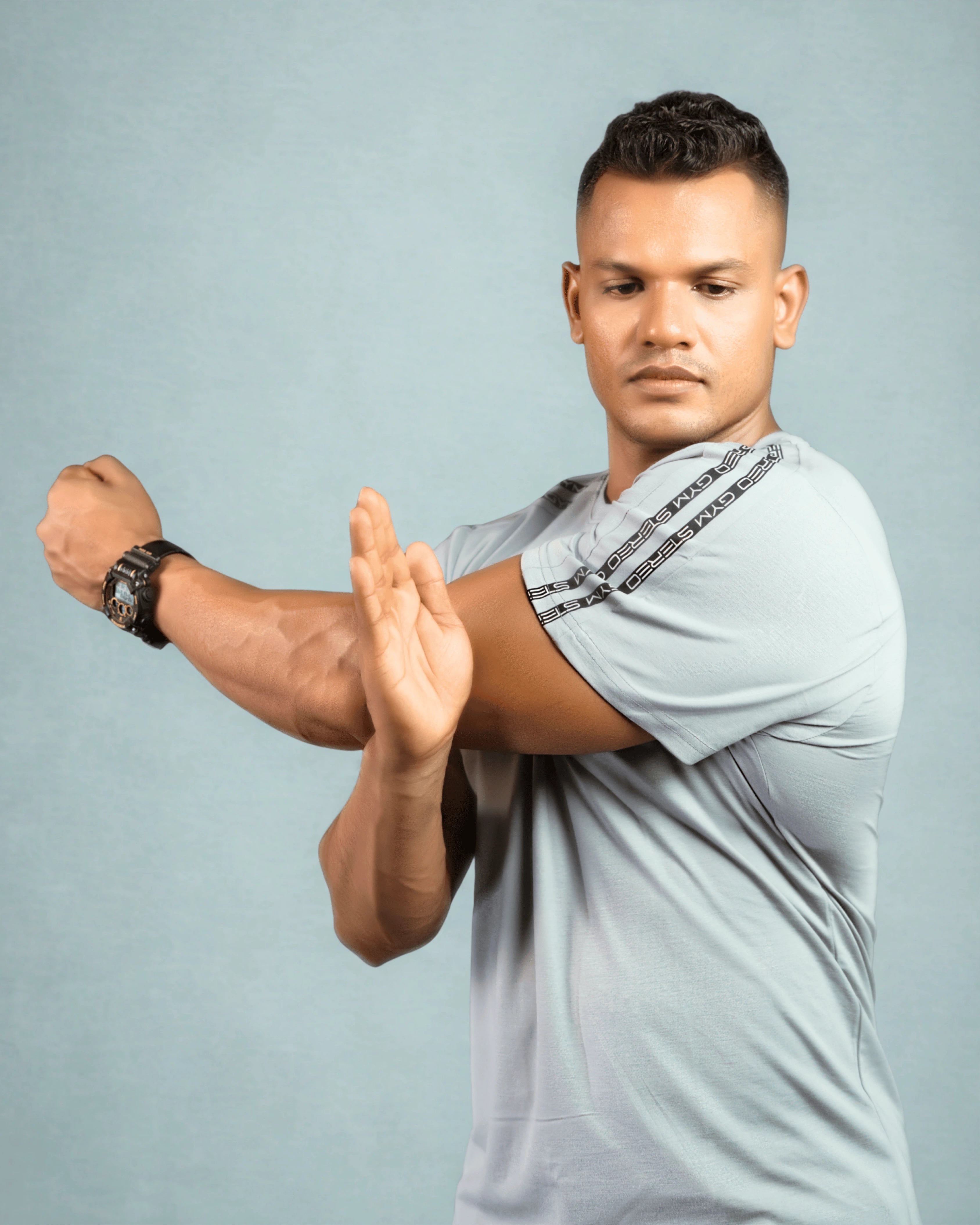 Monofit Tee (Black/Ash/Mehedi)
