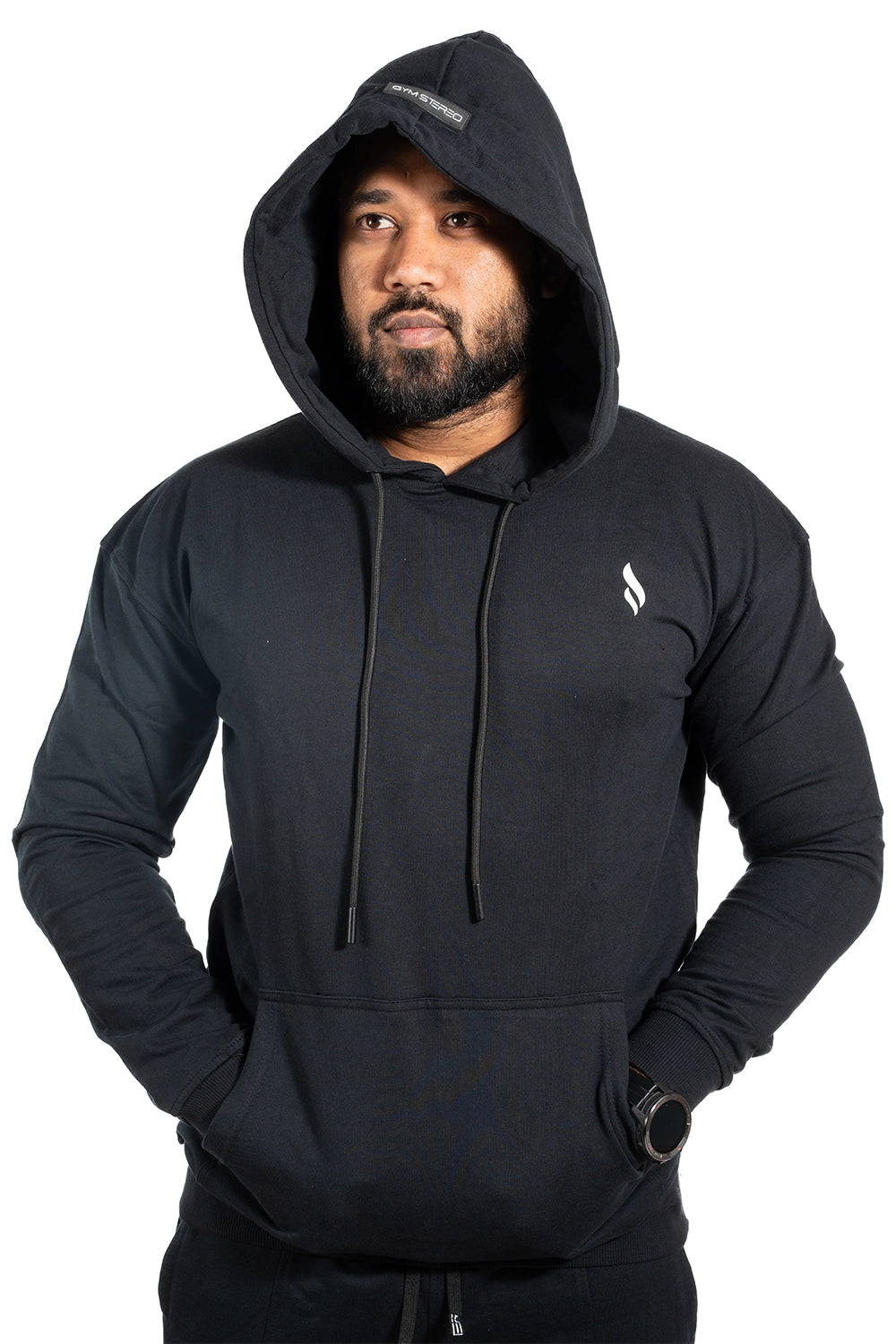 Hoodie(Black / Sky Blue)
