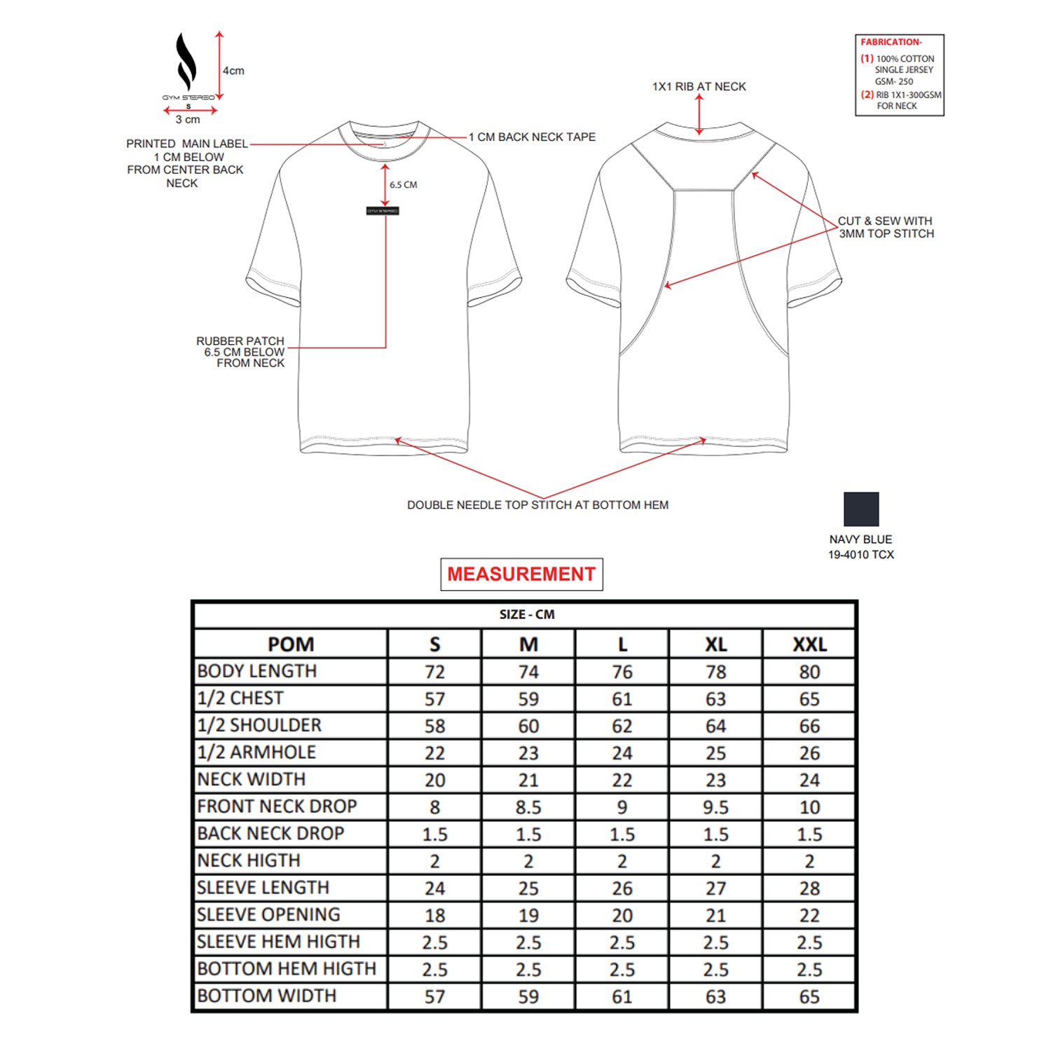 Classic short-sleeve T-shirt