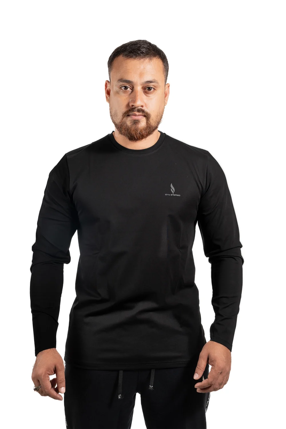 GSW Long Sleeve Tee (Black / Gray)
