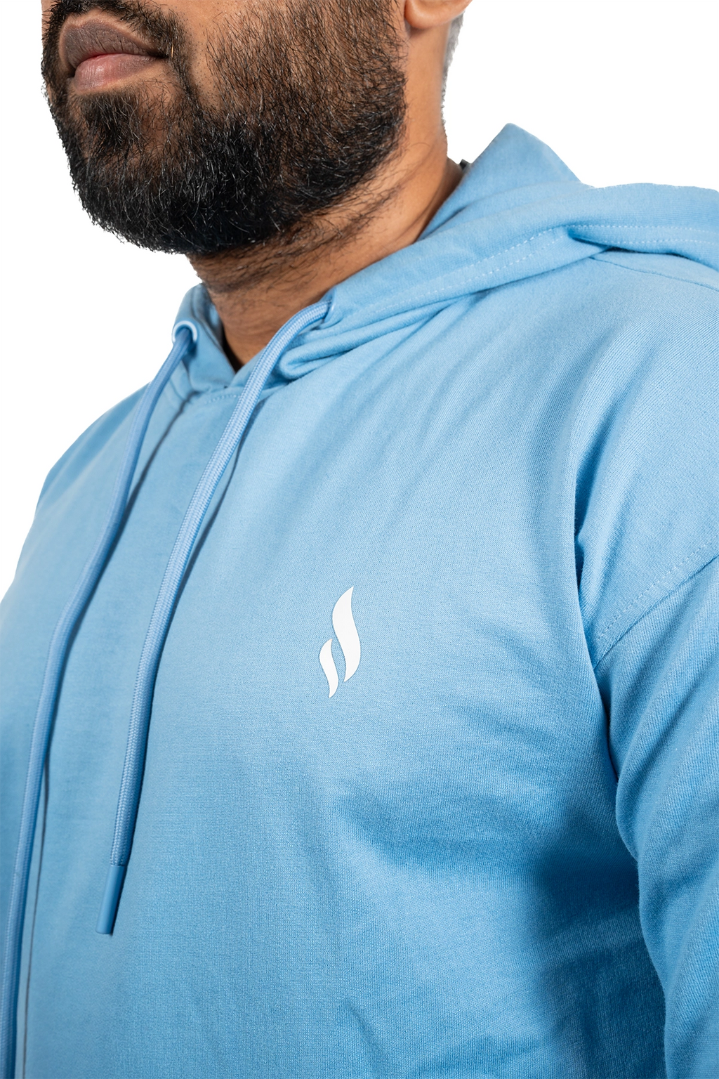 Hoodie(Black / Sky Blue)