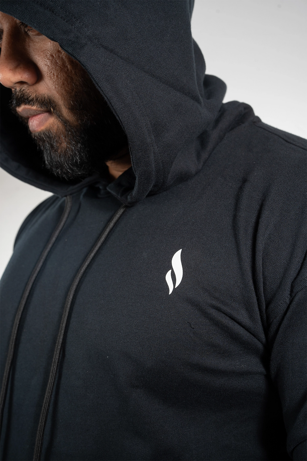 Hoodie(Black / Sky Blue)