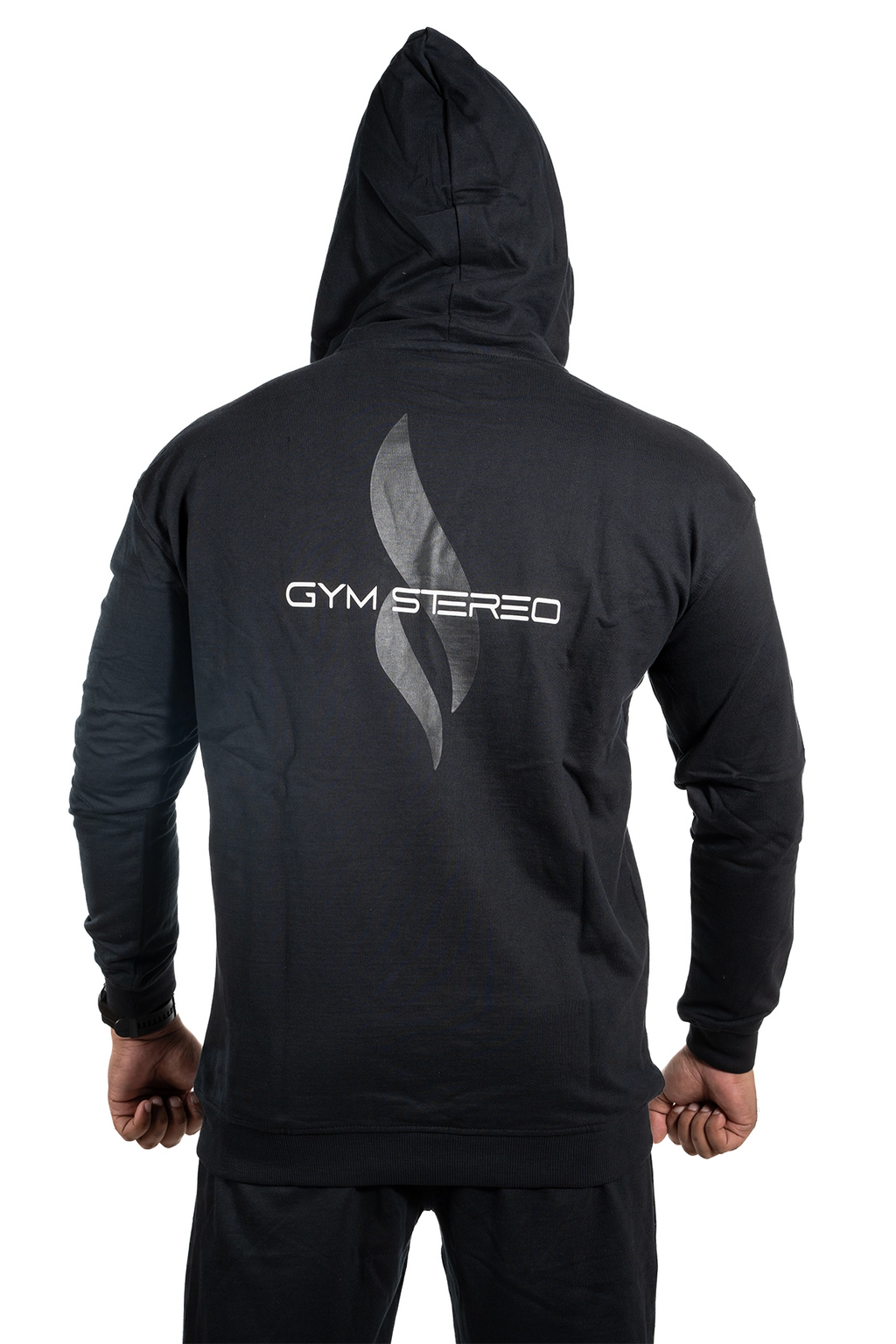 Hoodie(Black / Sky Blue)